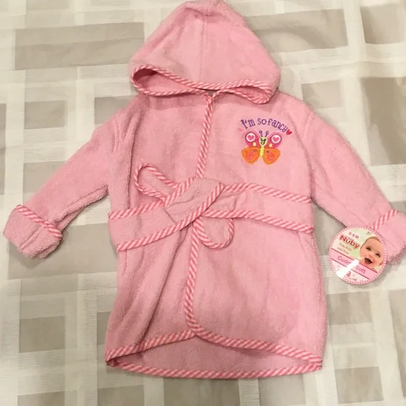 Nuby baby robe NWT size 0-9 months. - Picture 2 of 7